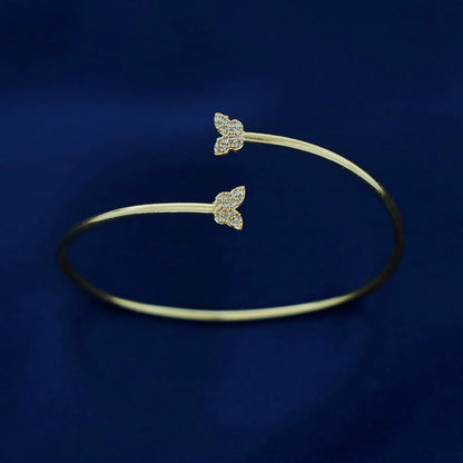Dual Butterfly Bangle
